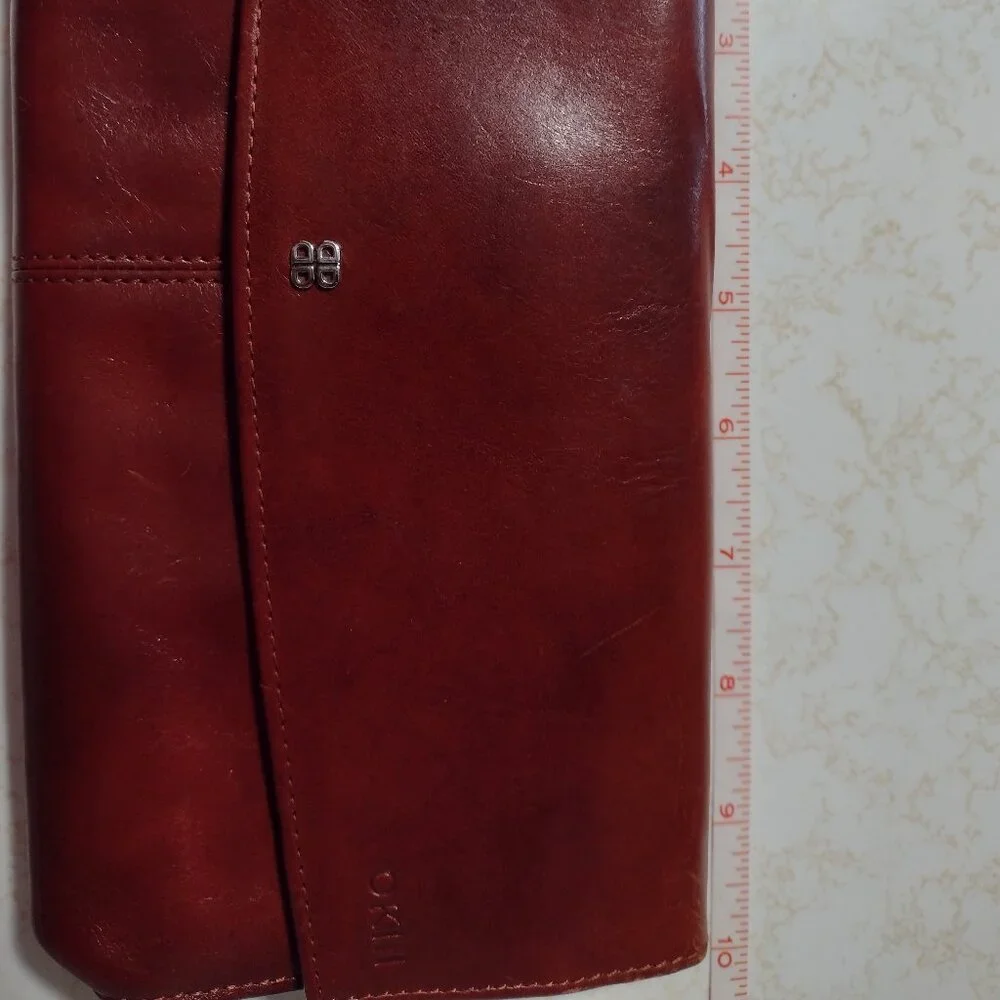 Rare Bosca Leather Cordovan Clutch, Made in Italy - Picture 13 of 15
